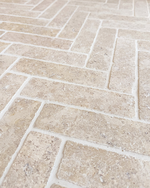Picture of Dijon Tumbled Herringbone Tiles