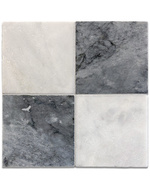 Picture of Parisian Antiqued Marble Checkerboard Tiles