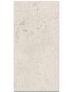 Picture of Mont Blanc Beige Fluted Stone Effect Porcelain Tiles