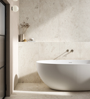 Picture of Mont Blanc Beige Fluted Stone Effect Porcelain Tiles