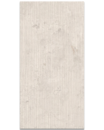 Picture of Mont Blanc Beige Fluted Stone Effect Porcelain Tiles