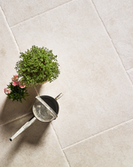 Picture of Hawthorne Ivory Antiqued Porcelain Paving Slabs