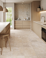 Picture of Verona Ivory Travertine Effect Porcelain Tiles