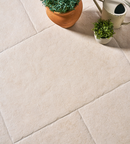 Picture of Ashdown Cream Limestone Effect Porcelain Paving Slabs