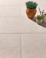 Picture of Ashdown Cream Limestone Effect Porcelain Paving Slabs