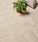 Picture of Hampstead Beige Limestone Effect Porcelain Paving Cobbles