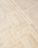 Picture of Hampstead Beige Limestone Effect Porcelain Paving Cobbles