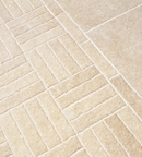 Picture of Hampstead Beige Limestone Effect Porcelain Paving Cobbles