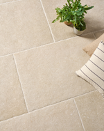 Picture of Hampstead Beige Limestone  Effect Porcelain Paving Slabs