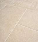 Picture of Hampstead Beige Limestone  Effect Porcelain Paving Slabs