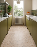 Picture of Rialto Capuccino Terrazzo Stone Effect Porcelain Tiles