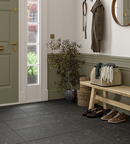 Picture of Mayfair Charcoal Antiqued Limestone Effect Porcelain Tiles