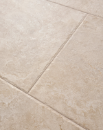 Picture of Palermo Beige Antiqued Limestone Effect Porcelain Paving Slabs