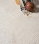 Picture of Palermo Cream Antiqued Limestone Effect Porcelain Tiles