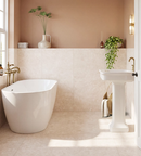 Picture of Avena Cream Stone Effect Porcelain Tiles