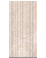 Picture of Vienna Beige Fluted Stone Effect Porcelain Tiles