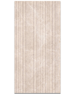 Picture of Vienna Beige Fluted Stone Effect Porcelain Tiles