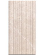 Picture of Vienna Beige Fluted Stone Effect Porcelain Tiles
