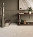 Picture of Palermo Beige Antiqued Limestone Effect Porcelain Tiles