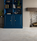 Picture of Palermo Soft Grey Antiqued Limestone Effect Porcelain Tiles