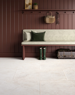 Picture of Palermo Cream Antiqued Limestone Effect Porcelain Tiles