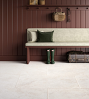 Picture of Palermo Cream Antiqued Limestone Effect Porcelain Tiles