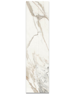 Picture of Aurelia Calacatta Fluted Matte Marble Effect Porcelain Tiles