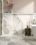 Picture of Aurelia Calacatta Matte Marble Effect Porcelain Tiles