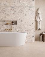 Picture of Canvas Powder Concrete Effect Porcelain Porcelain Tiles