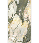 Picture of Midori Green Brushed Marble Effect Porcelain Tiles