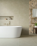 Picture of Canvas Sage Concrete Effect Porcelain Tiles