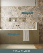 Picture of Juniper Sage Stone Effect Porcelain Tiles