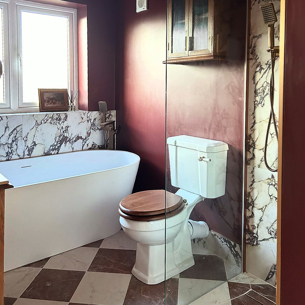 Calacatta Viola Bathroom | Stone Store